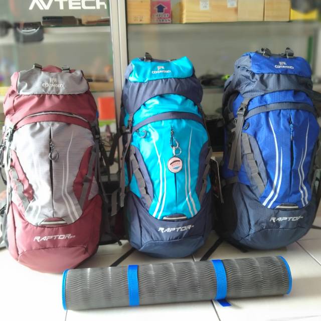 Cozmeed raptor 40L- cozmeed baby raptor- Karier cozmeed bonus matras - tas gunung - keril - carrier