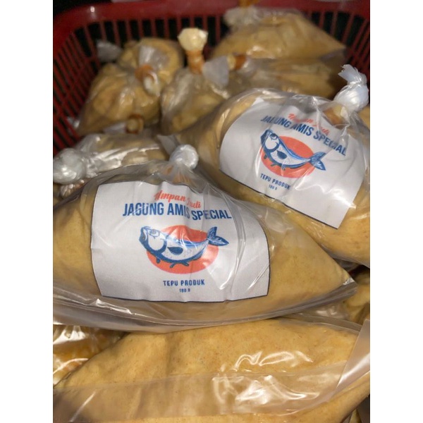 umpan ikan mas jagung - umpan jagung amis spesial - umpan jadi ikan mas 100 gram tepu produk