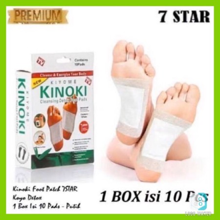 Kinoki Gold Detox Kaki Original New Packing 1 bungkus isi 10 pcs