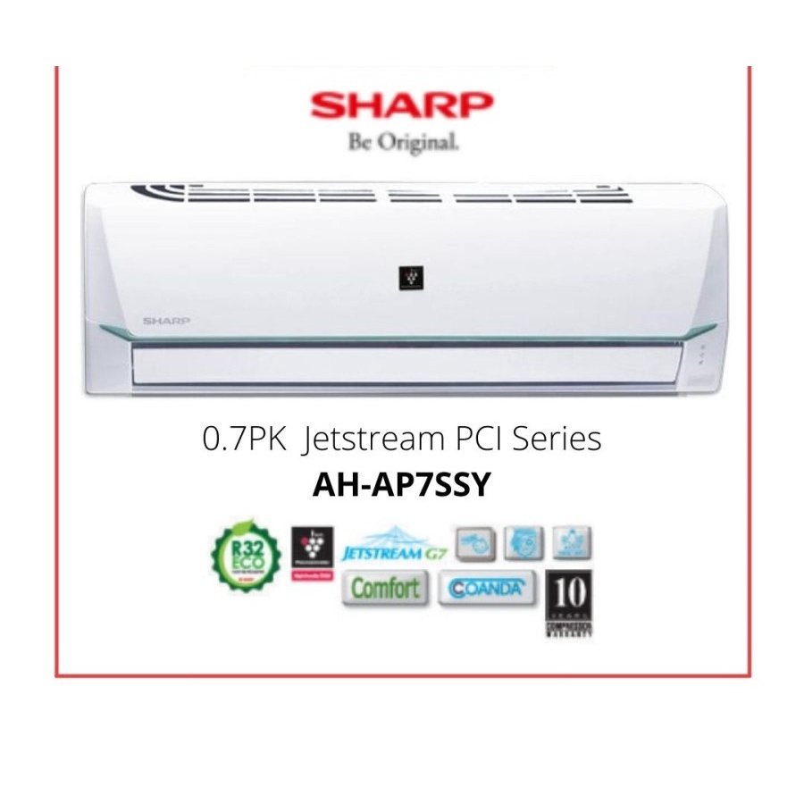 AC Sharp 0.75pk Plasma AH-AP7SSY AHAP7SSY 7SSY AP7SSY 0,75pk 3/4pk - Unit Only