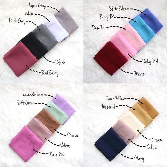 PROMO HIJAB POLY COTTON SQUARE \\u002F POLYCOTTON SEGI EMPAT Good Quality