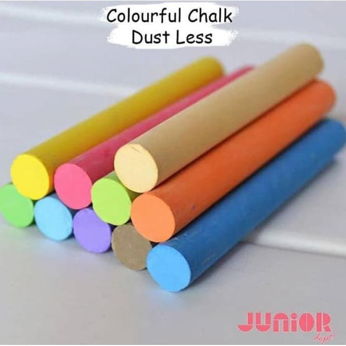 

Colourful Chalk Dustless/Kapur Anti Kapur