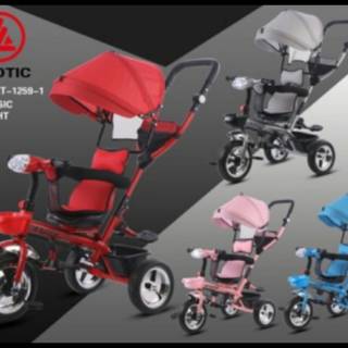  SEPEDA  RODA TIGA TRICYCLE STROLLER ANAK  EXOTIC  ET 1259 1 