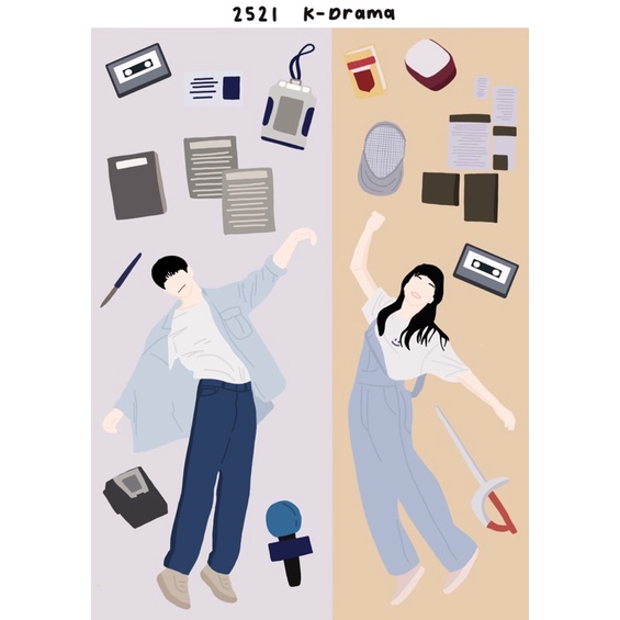 

Stiker Bullet journal scrabook kdrama 2521 (SPECIAL EDITION)
