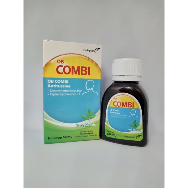 OB COMBI ANTITUSSIVE SIRUP 60 ML - ED 01/2025