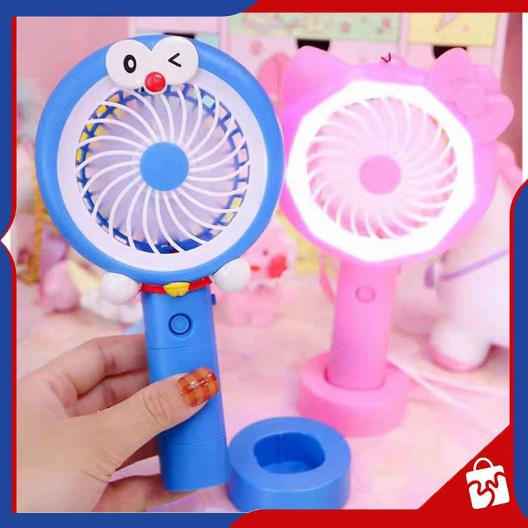 Handy Mini Fan Portable SX-109 HELLO KITTY / DORAEMON,kipas mini