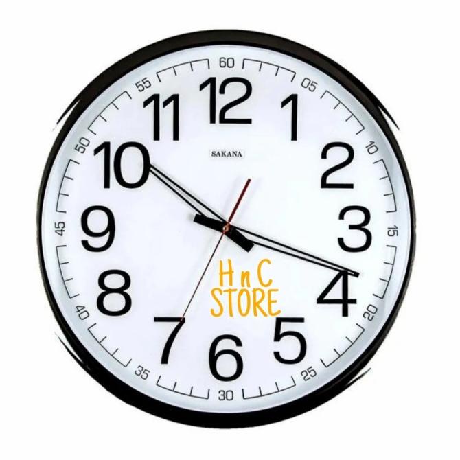 Ukuran X-tra Besar Diameter 50cm, Jam Dinding Sakana 715 Ori