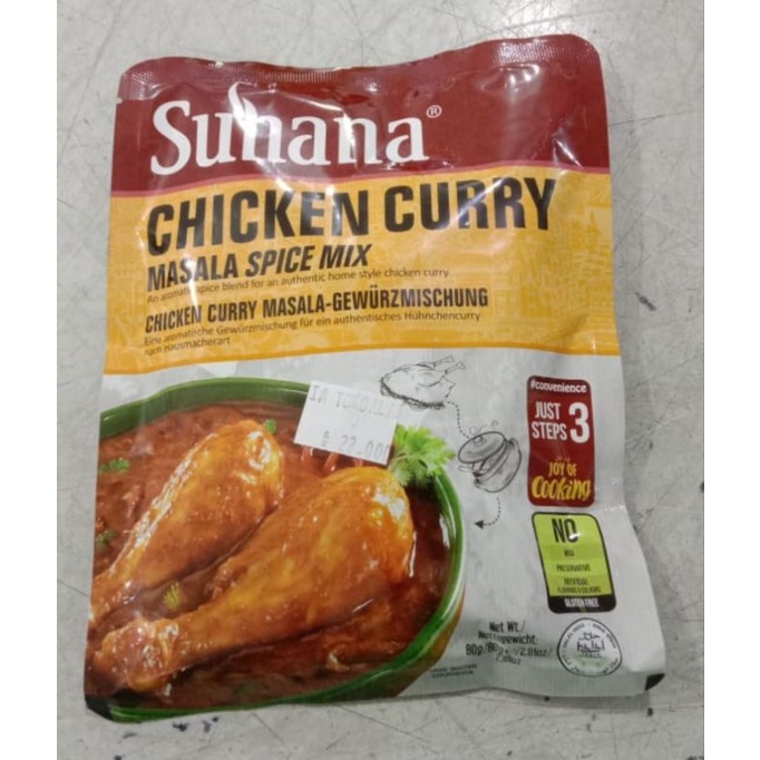 

Bumbu Suhana Chicken Curry Masala Spice Mix 80gram