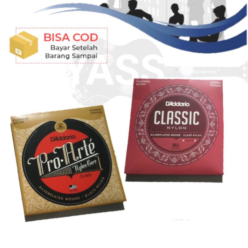 senar gitar nilon D'Addario senar gitar