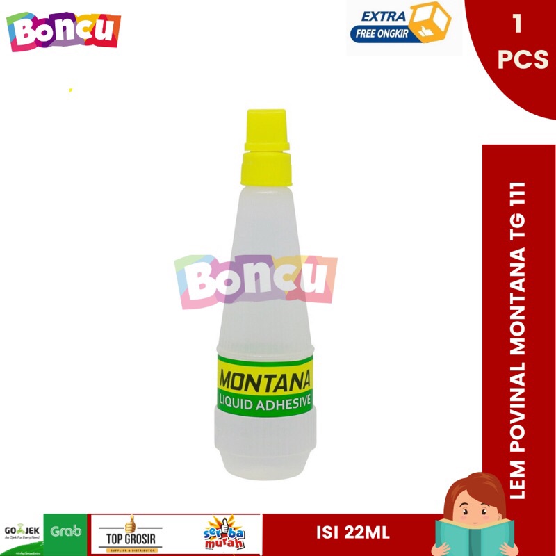 

MONTANA Glue / Lem Montana Povinal TG-111 Kecil 22 ml (Untuk Slime) RETAIL BEST SELLER