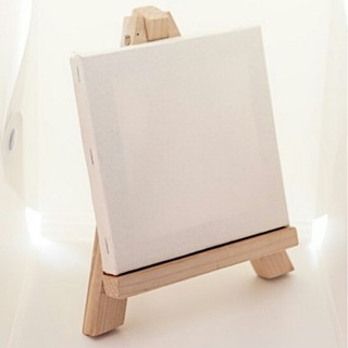  Kanvas  Lukis  Canvas  Board ukuran 15x15cm Tripod Easel 