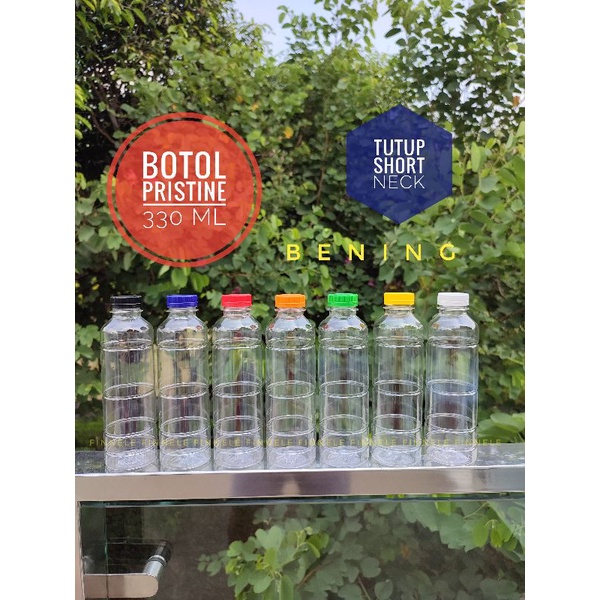 Botol Plastik 330ml Botol Pristine 330 ml  Botol Almond Botol AMDK Short Neck