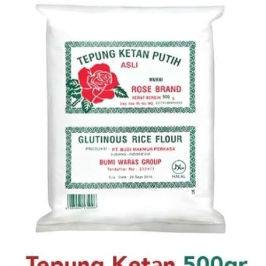 

ketan-beras-tepung- tepung ketan rose brand 500gr -tepung-beras-ketan.