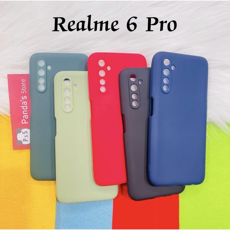 Case Realme 6 Pro Babycase + Pelindung Kamera, Makaron Full Color (PsS)