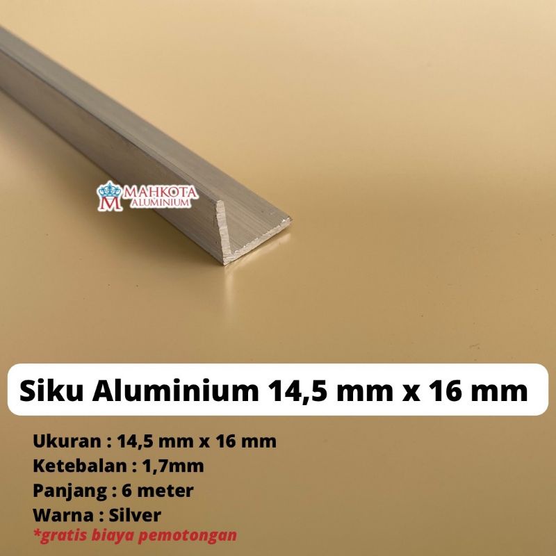 SIKU KLEM ALUMINIUM 14,5x16 MM
