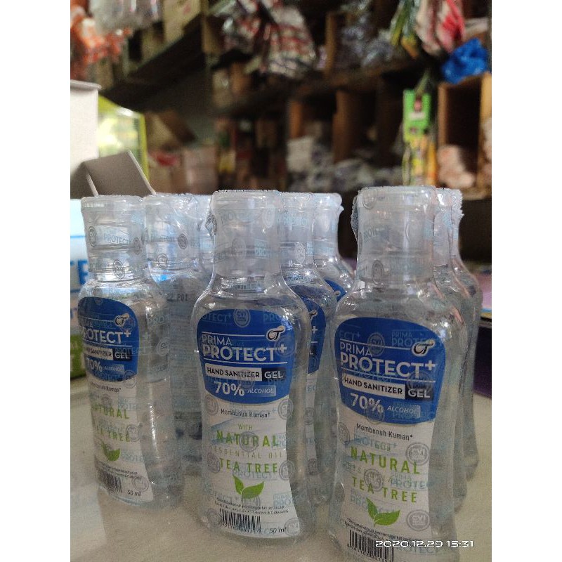 PRIMA PROTECT. HAND SANITIZER 80%,SEBOTOL 50 ML