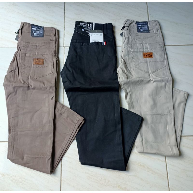 CELANA CHINO ANAK LAKI LAKI /COWOK TANGGUNG PANJANG 5/10 TH BAHAN STRECTH