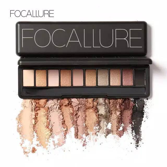 Focallure Pallete Eyeshadow Natural 10pcs FA-08