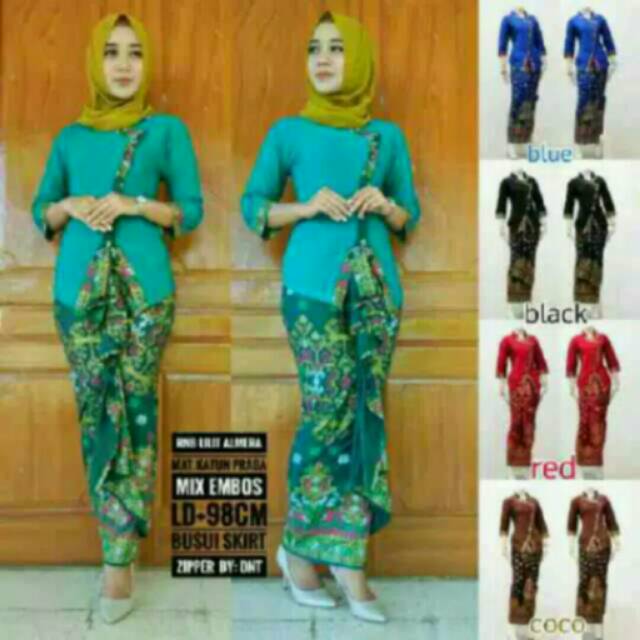 RnB ALMERA LILIT BATIK PRADA EMBOSS SERAGAM PRAMUGARI