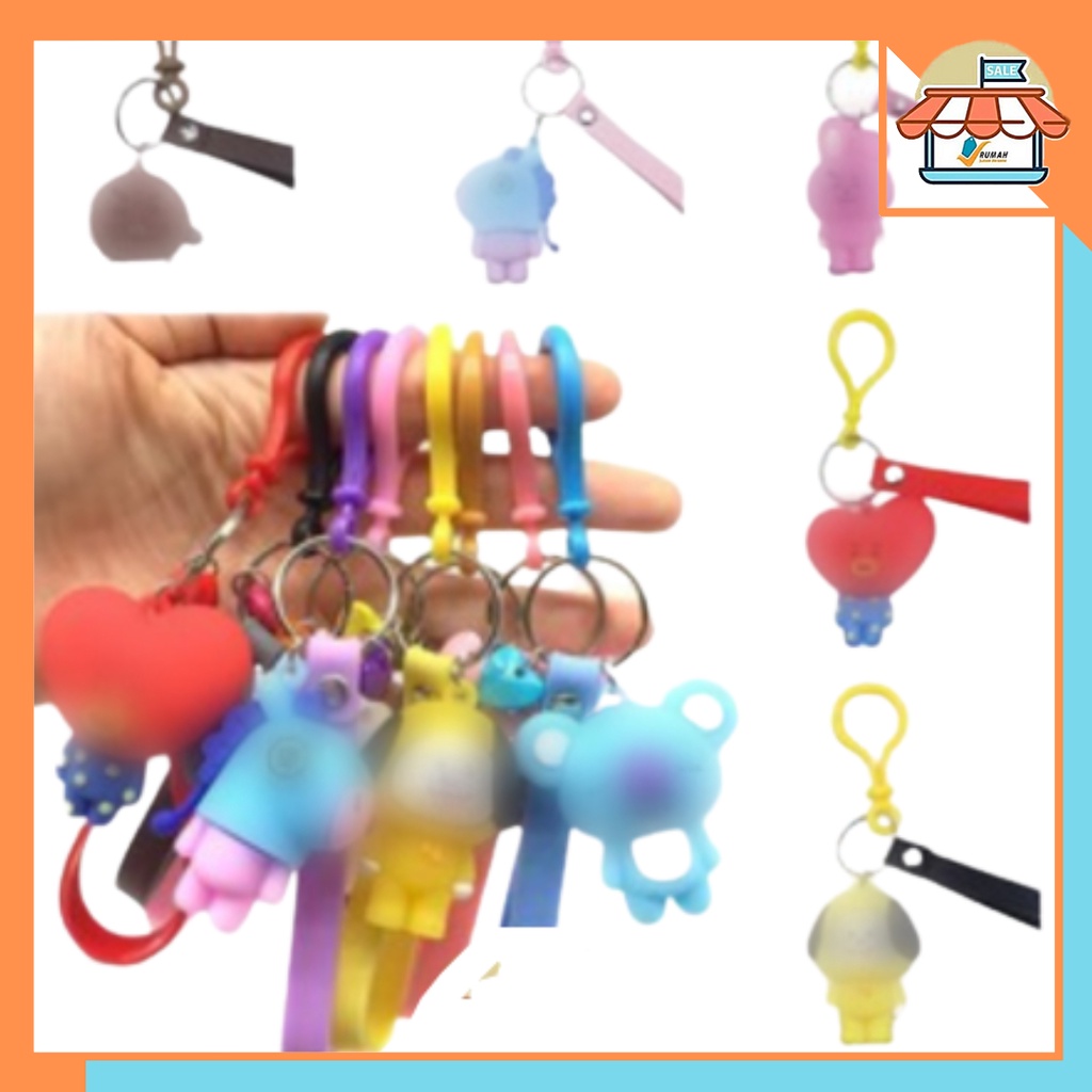 RSB GK236 Gantungan Kunci Cute Boneka Keychain Cartoon Gantungan Kunci Aksesoris