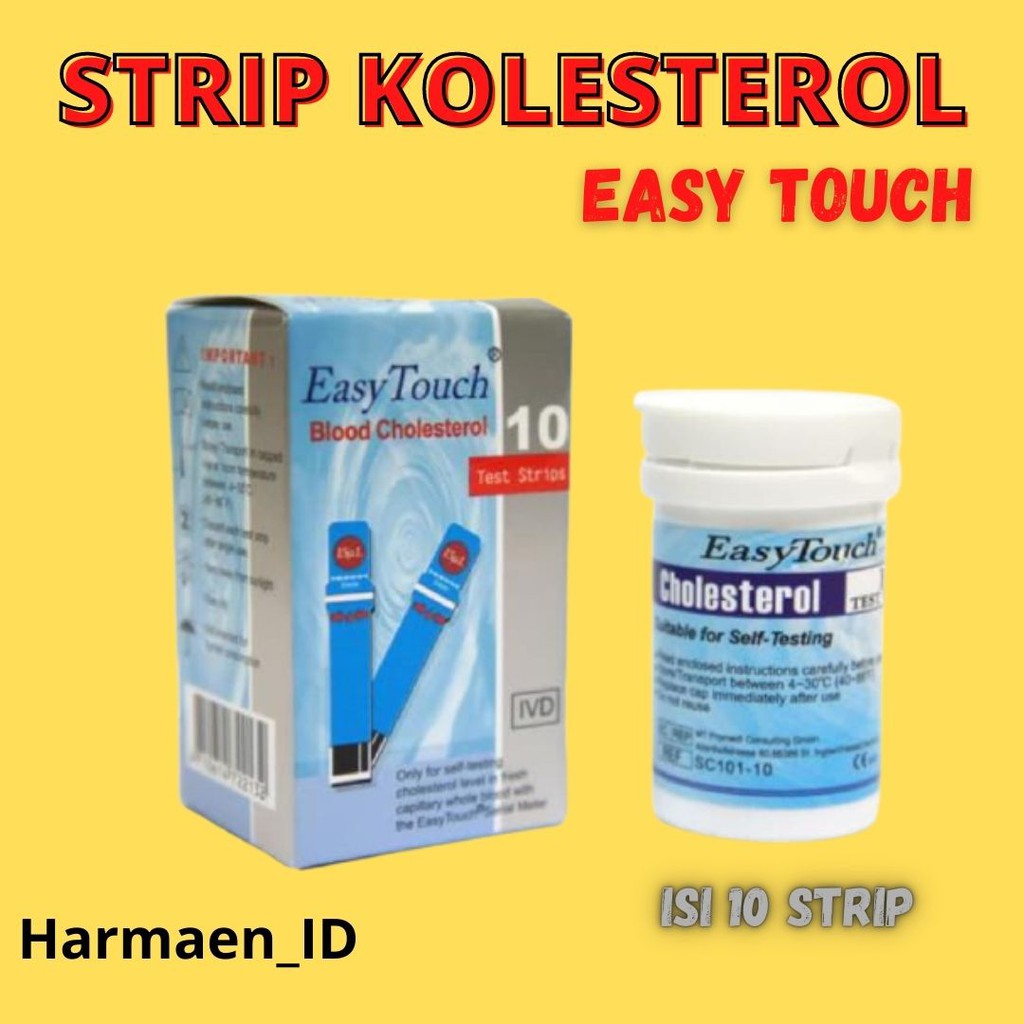STRIP GCU EASY TOUCH KOLESTEROL/ STIK KOLESTEROL / STRIP CHOLESTEROL TERMURAH