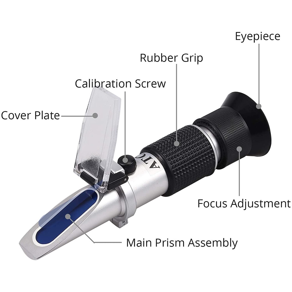 Refractometer 58-90% honey  Penguji Kadar Air Madu - B190035