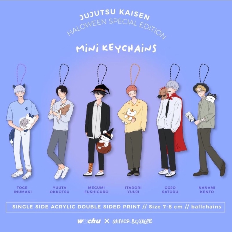 Wouldchu x Wintercoffee Haloween Collaboration JJK