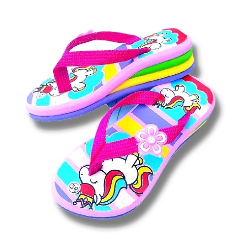 Sandal Anak Perempuan WEDGES KUDA PONI / UNICORN Terbaru