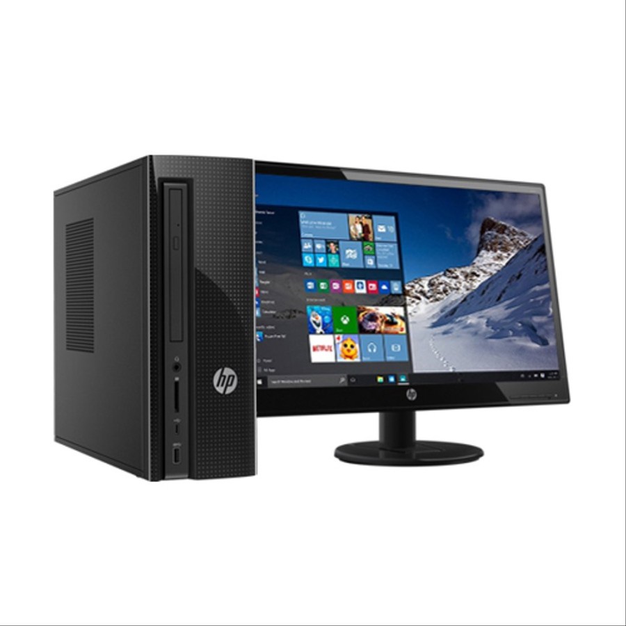 PC DESKTOP HP SLIMLINE 270 P040D - I5 7400 - 4GB - 1TB - 21.5in - W10