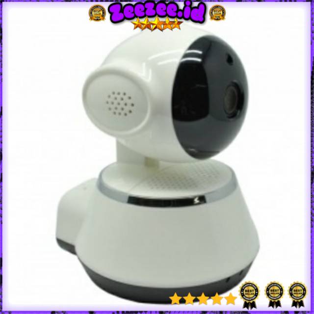 Wireless IP Camera CCTV 1/4 Inch CMOS 720P Night Vision - WD-V02 - White