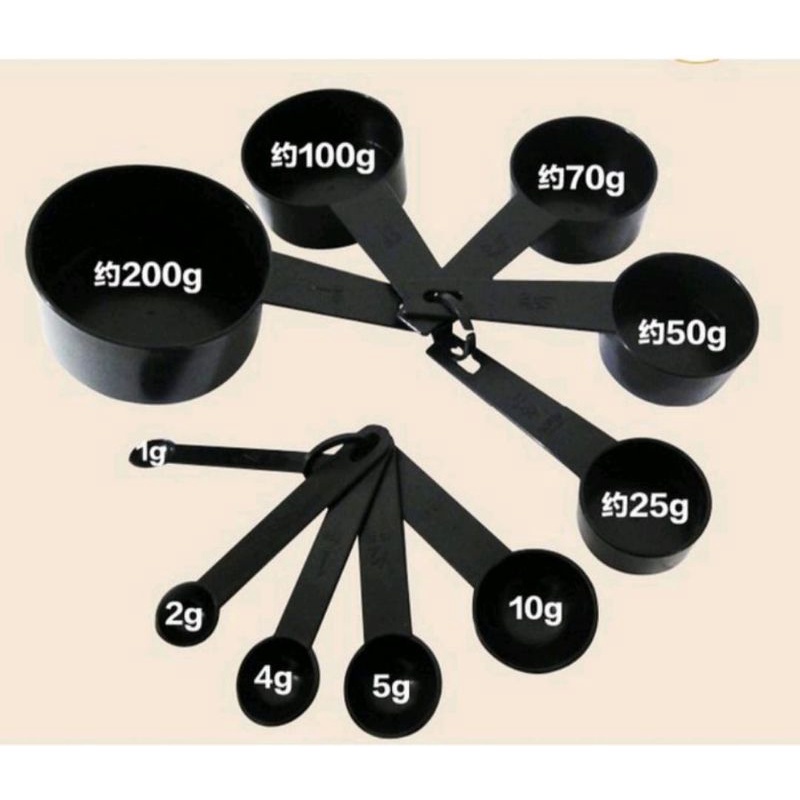 Sendok Takar Plastik 10 in 1