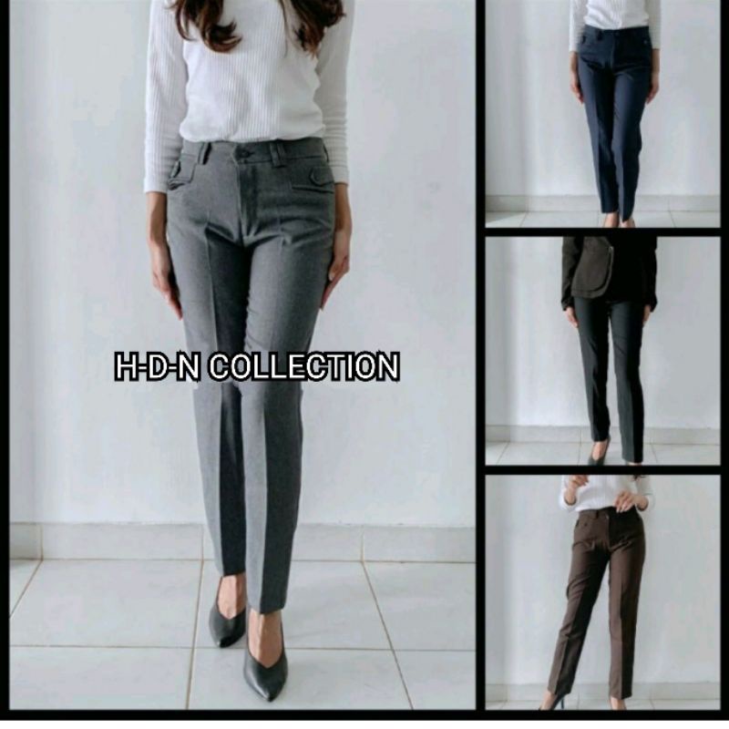 celana demost/ kerja wanita / celana formal