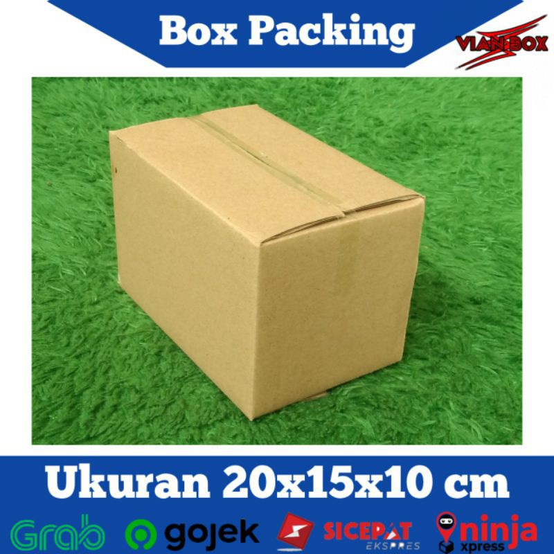 

KARDUS/KARTON/BOX PACKING BARU POLOS UKURAN 20x15x10 CM