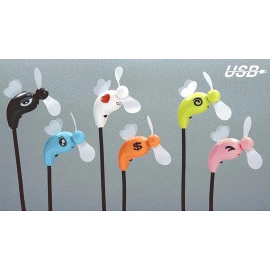 Kipas angin usb flexible mini fan portable fleksibel USB FAN INSECT - 61911