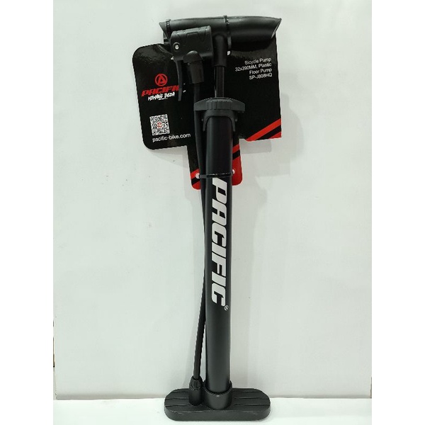 Pompa Sepeda 2 lubang SP-J808HQ &amp; Pompa Veron Black