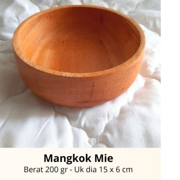 Mangkok Mie Kayu Mahoni