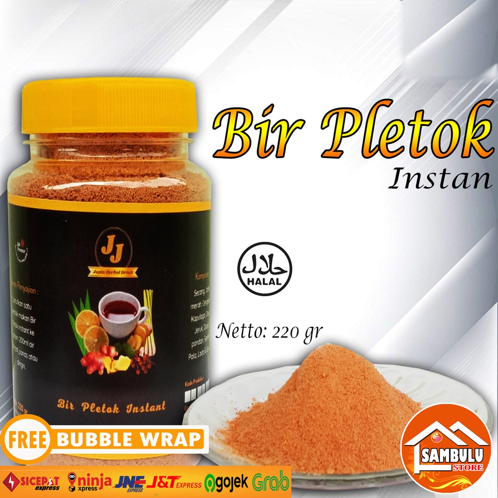 

Bir pletok bubuk khas betawi 220g minuman tradisional oleh Jupin herbal drink