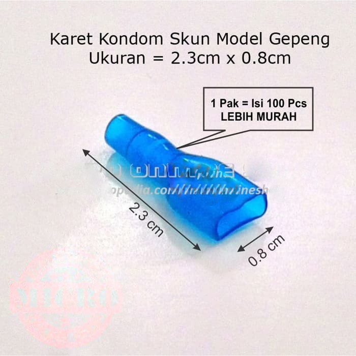 Karet Skun Gepeng 8mm / Pelindung Skun / Kondom Skun / Skun Kabel