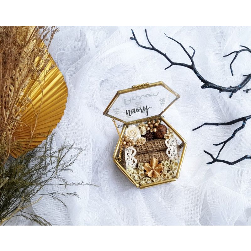 RING BOX RUSTIC KOTAK CINCIN RUSTIC