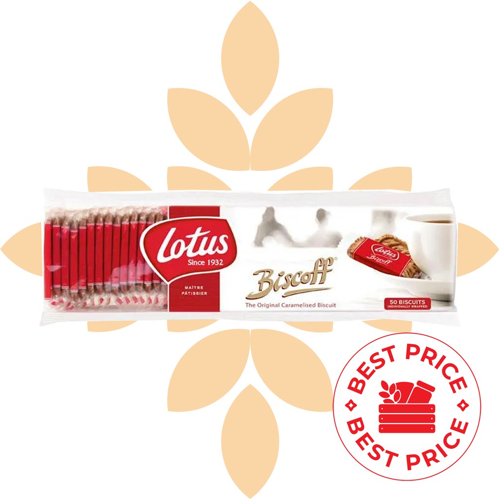 LOTUS BISCOFF CARAMELISED BISCUIT - 50PC/312 GR