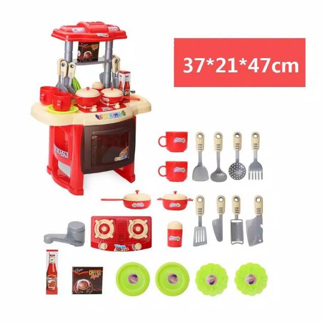 Tma / Mainan Anak Kitchen Set / Mainan Anak Masak-Masak Lengkap Accs 24pcs