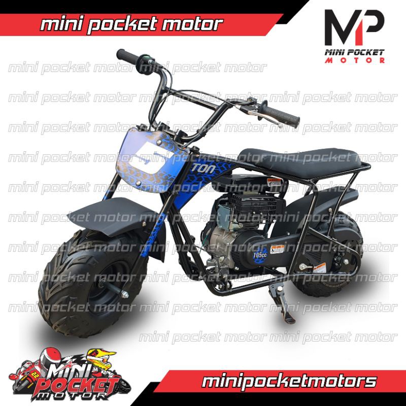 Motor Mini Norton 105cc 4Tak Automatic Old Mini Bikes Motor Coleman 105cc AT 4Tak
