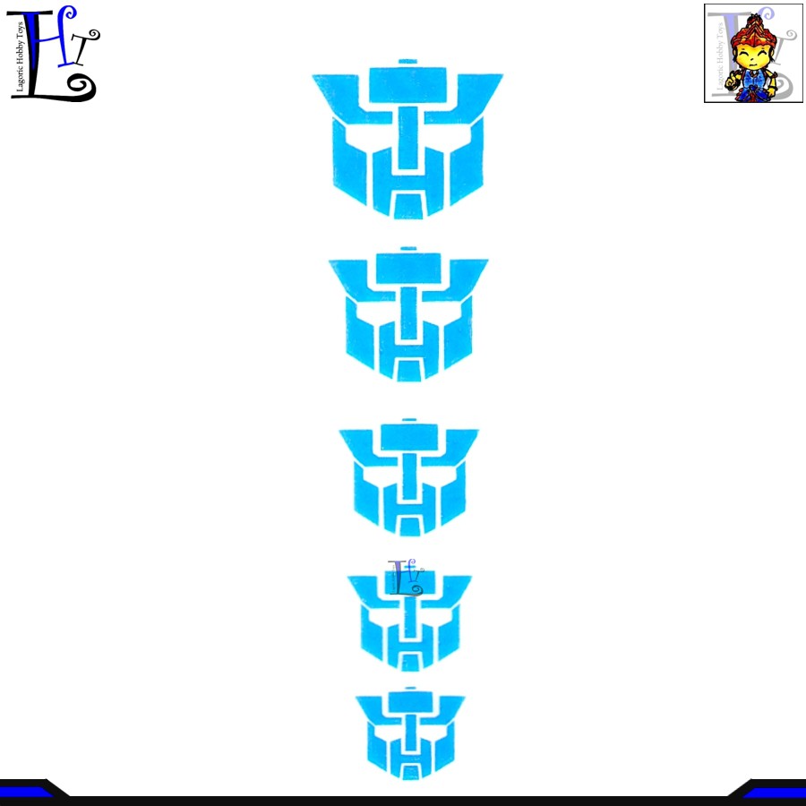 

Transformers Logo Decal Stiker Label Sticker LH12 [G2 Autobot]