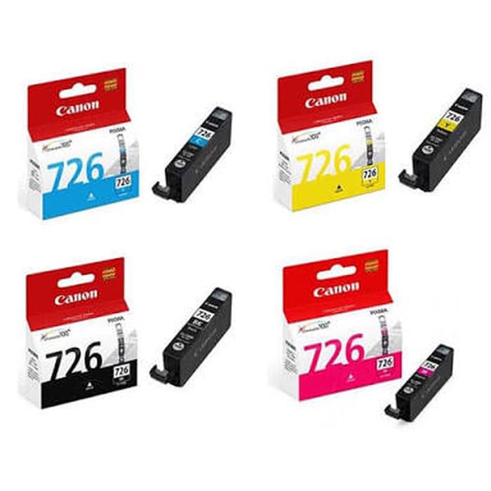 Paket Tinta Catridge Canon 726 BCMY Original