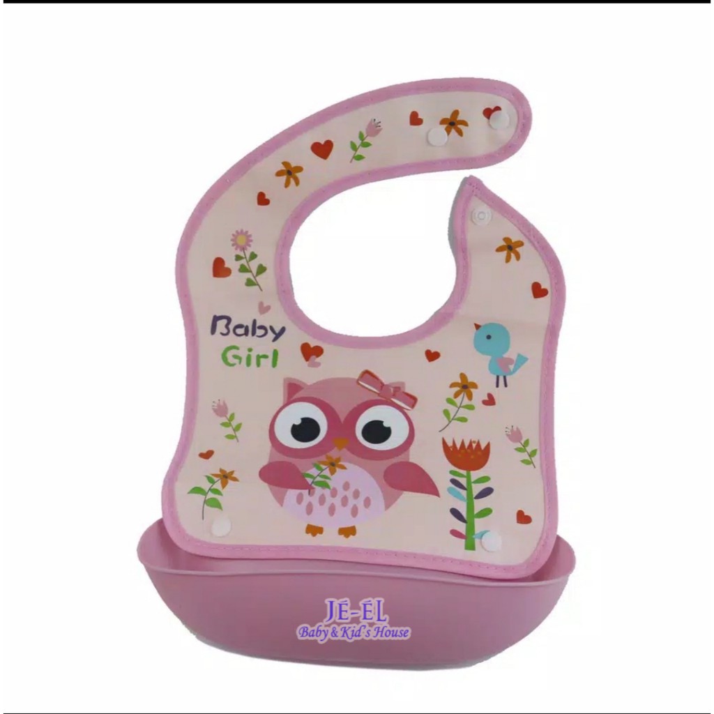 Baby Safe Foldable Bib With Crumb Catcher - BIB02/BIBS BAYI/SLABBER ANTI AIR