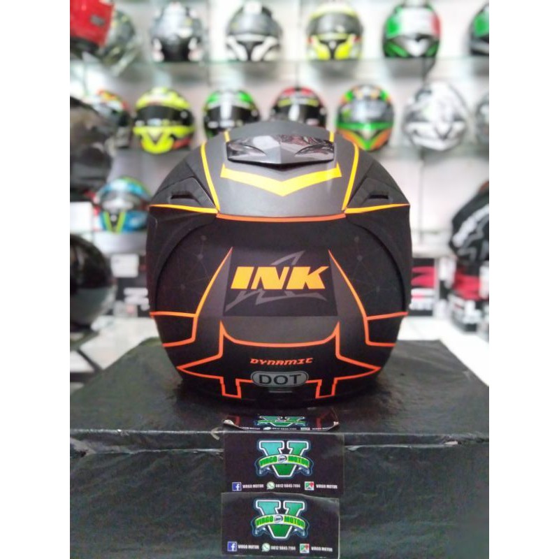 HELM INK DINAMIC #2 gm DOFF / ORANGE FLO-3
