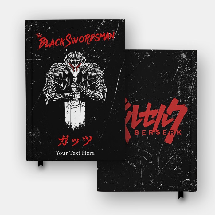 

Buku Catatan Anime Berserk Black Swordsman Custom Hardcover Agenda
