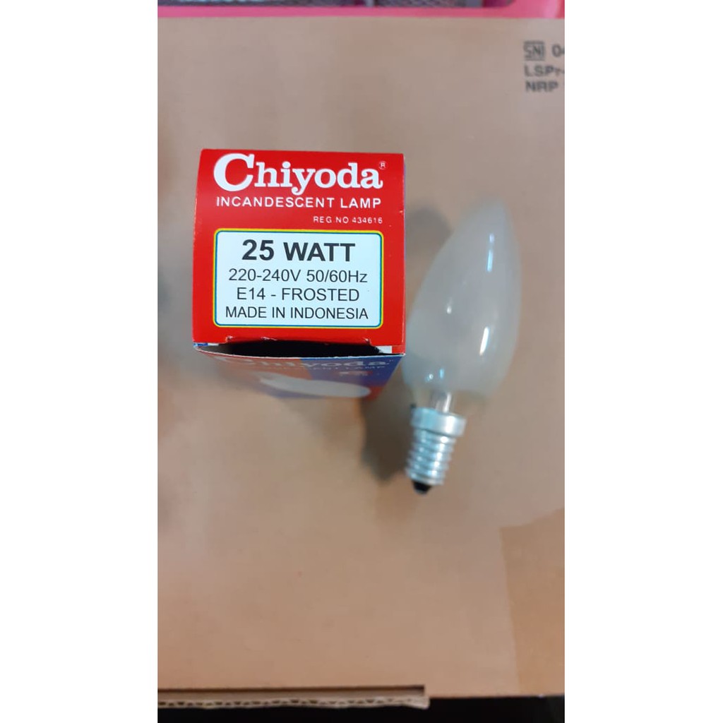 Chiyoda Candle Pijar 25 Watt E27 / E14 Frosted / Clear