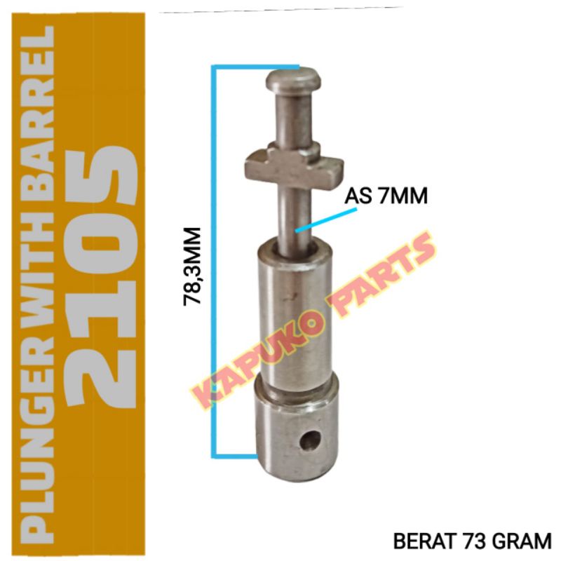 2105 PLUNGER W/BARREL UNTUK MESIN DIESEL 24PK