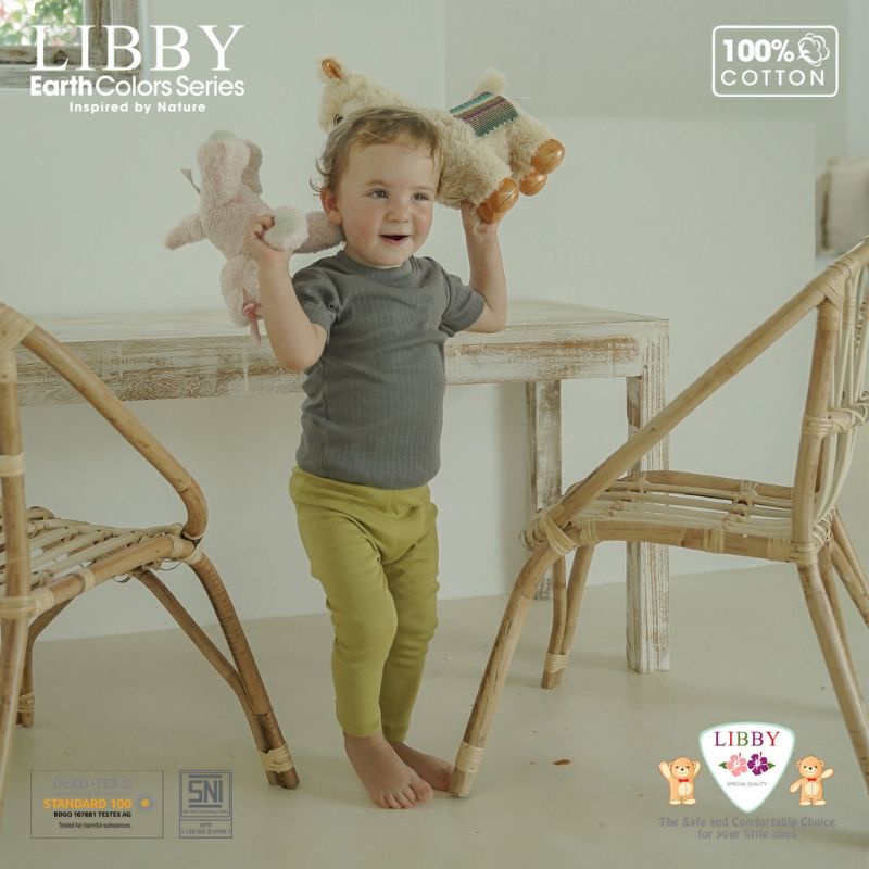 [0-12 bulan] LIBBY (1pcs/pack) Earth Colors Leggings 0-12mo